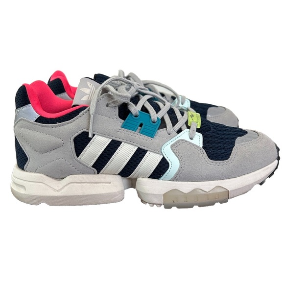 ADIDAS ZX TORSION W Collegiate Navy/ Off White/ Grey size 8 excellent - Picture 1 of 12